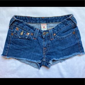 True Religion jean shorts size 27